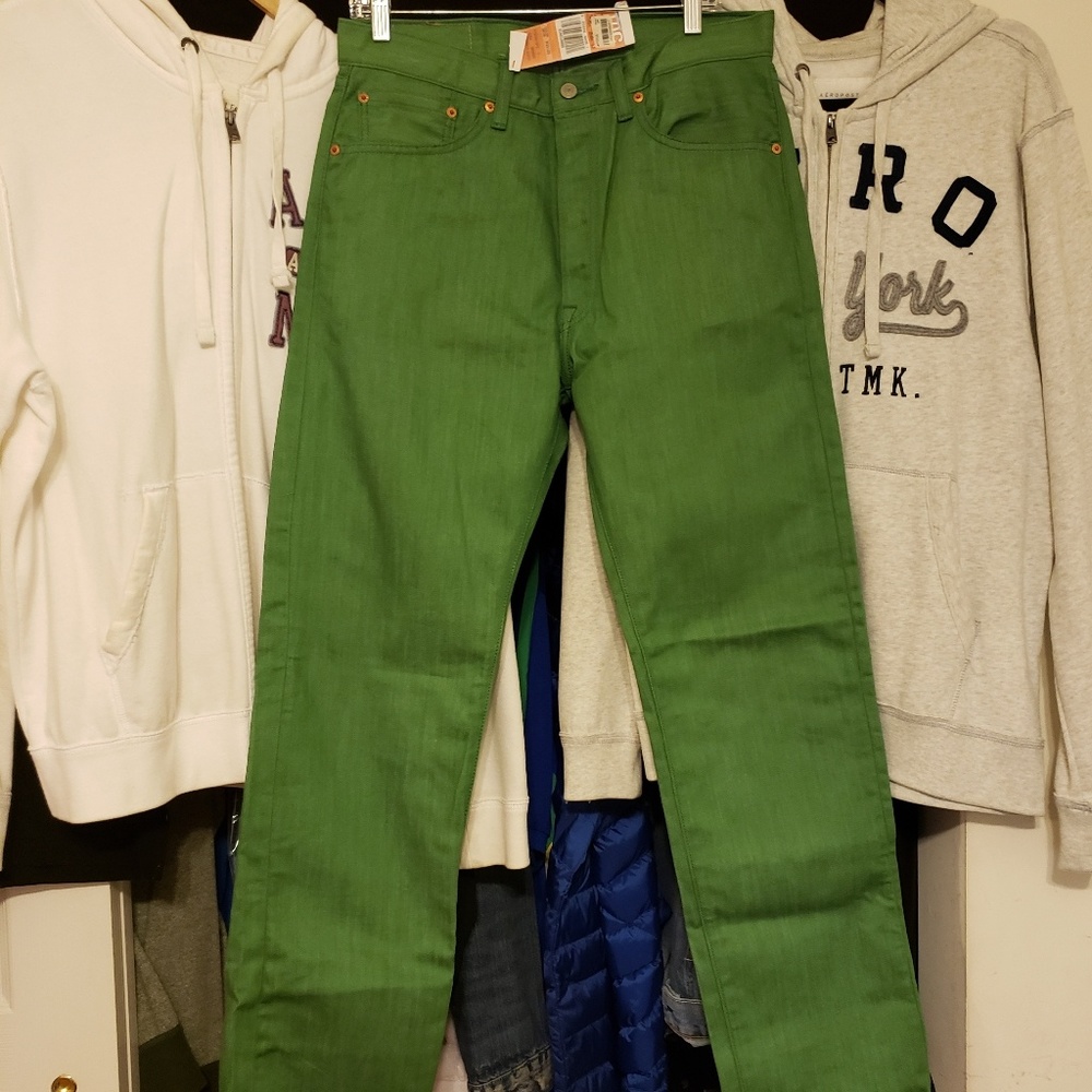 501 MEN'S LEVI'S BUTTON FLY JEANS